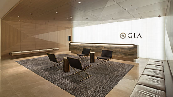 GIA’s lobby is elegant…fashionable…refined. It captures the spirit of the industry, and it’s what you’d expect from the world’s foremost authority in gemology.